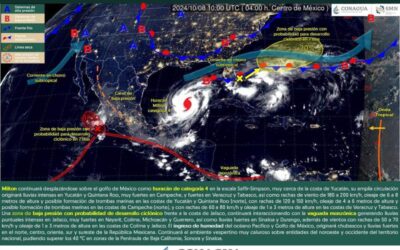 Se prevén tormentas locales fuertes para este martes en Oaxaca