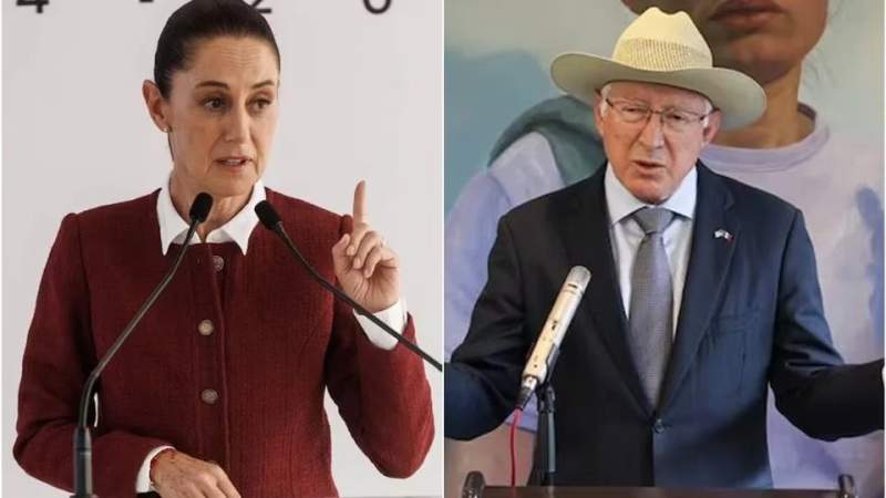 Sheinbaum cancela ‘pausa diplomática’ con Ken Salazar, pero lo manda a hablar con la Cancillería