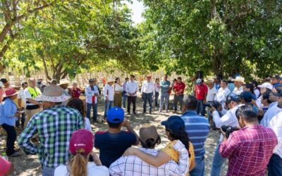 Refrenda Gobierno de Oaxaca apoyo a productores de papaya afectados en Santa María Huazolotitlán