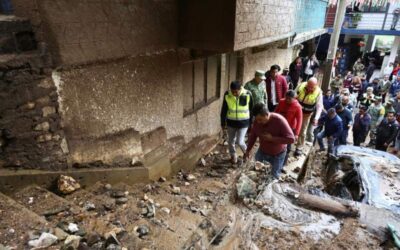 Recorre Gobernador de Oaxaca zona afectada en la Sierra de Juárez