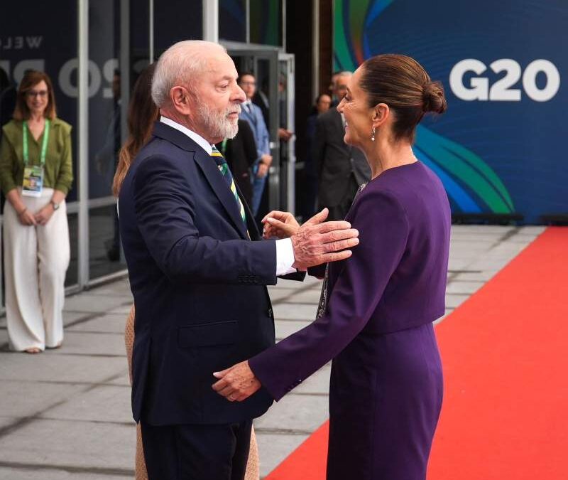 En G20, presidenta Claudia Sheinbaum propone destinar 1% del gasto militar a programa de reforestación más grande de la historia