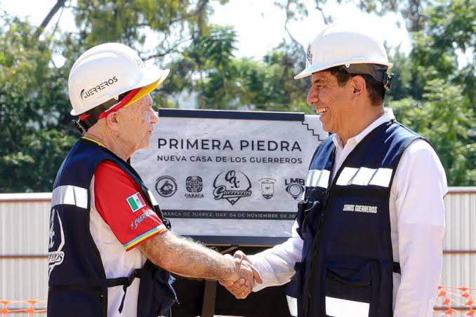 Inician trabajos de construcción de la Ciudad de los Deportes y nuevo estadio de Béisbol de los Guerreros de Oaxaca