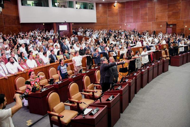 Instalan la LXVI Legislatura del Congreso de Oaxaca