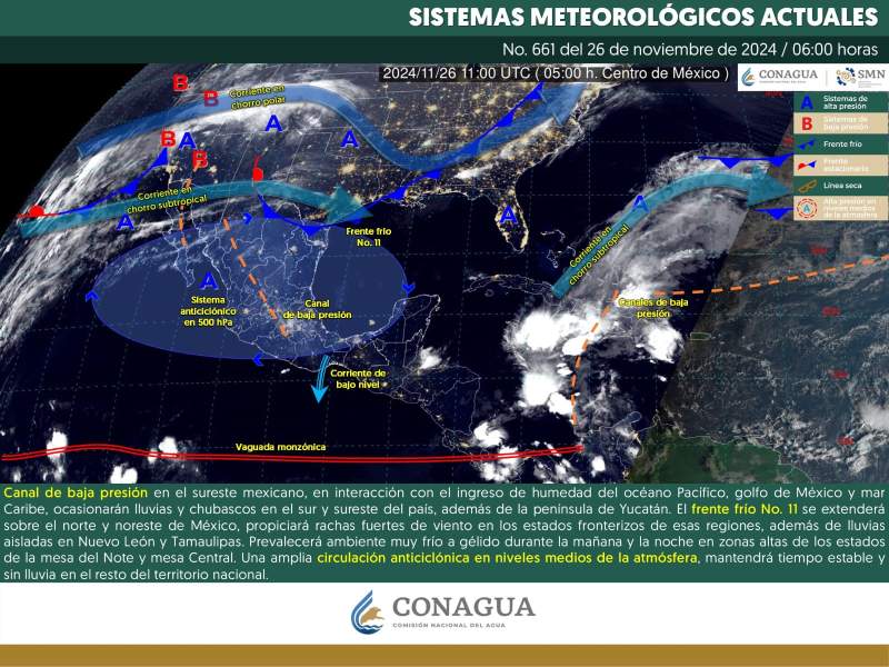 Pronostican ambiente frío a muy frío para este martes en Oaxaca