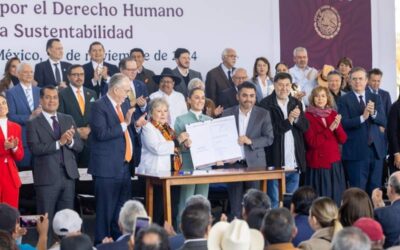 Suma Salomón Jara voluntad para un México sustentable que asegure el abasto del agua