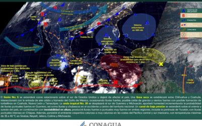 Pronostican lluvias escasas en zonas montañosas de Oaxaca durante este viernes