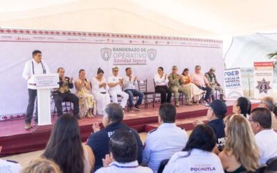 El Gobernador de Oaxaca pone en marcha el Operativo Navidad Segura 2024