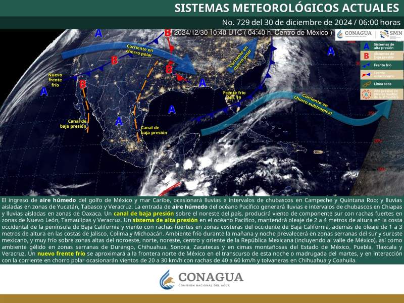 Persistirán condiciones invernales en Oaxaca para este inicio de semana