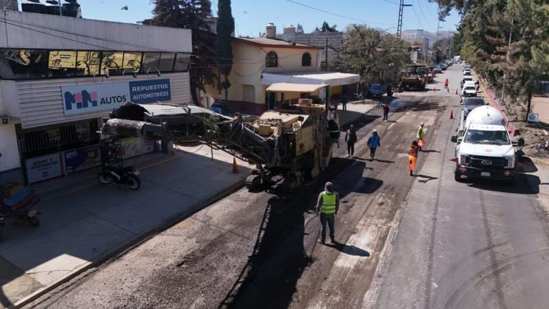 Avanza SIC en trabajos de reencarpetamiento de calles y avenidas de la ZMO