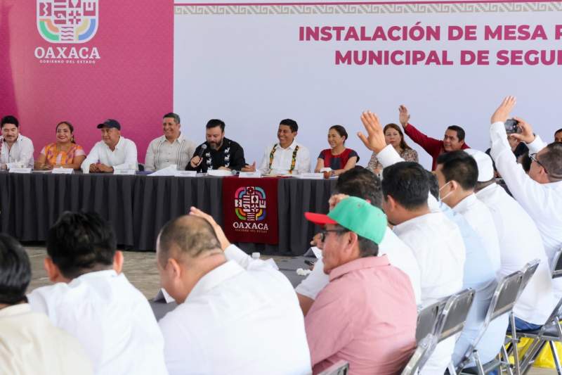 Instala Gobernador Salomón Jara Consejo Intermunicipal del Istmo de Tehuantepec