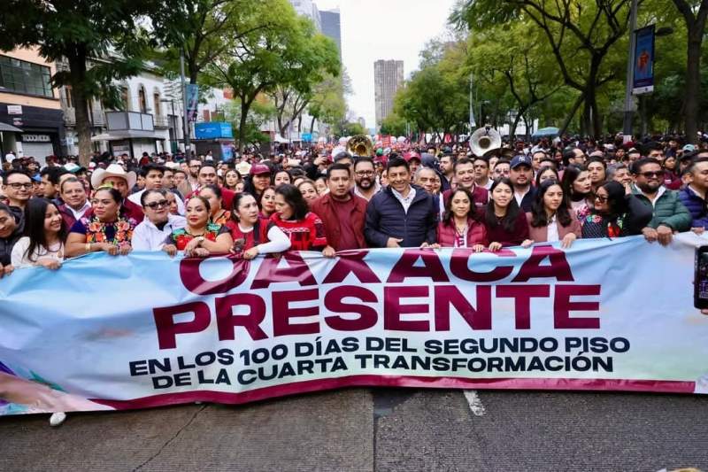 Reconoce Salomón Jara liderazgo de la Presidenta Claudia Sheinbaum en sus primeros 100 días de gobierno