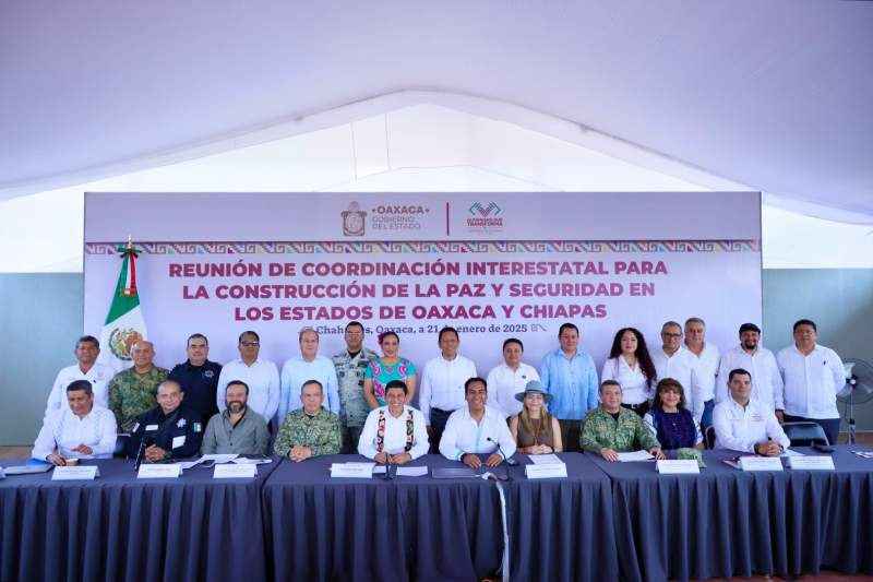 Refuerzan Oaxaca y Chiapas seguridad pública en zona limítrofe