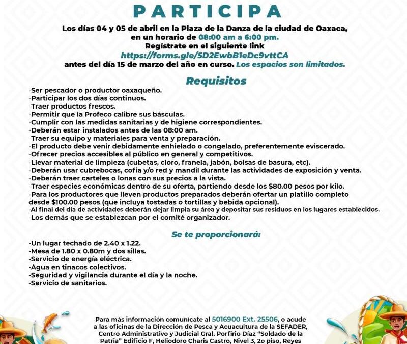 Invita Sefader a participar en el Tianguis Cuaresma 2025