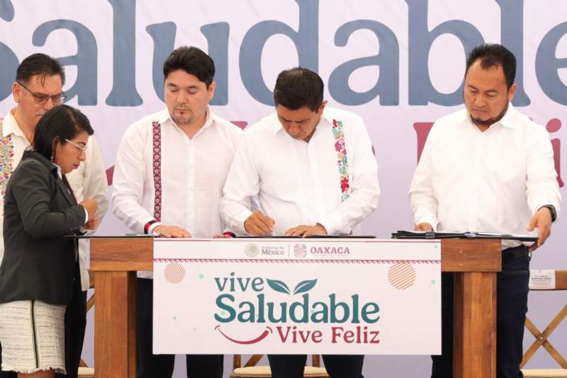 Oaxaca se suma a la estrategia “Vive saludable, vive feliz”