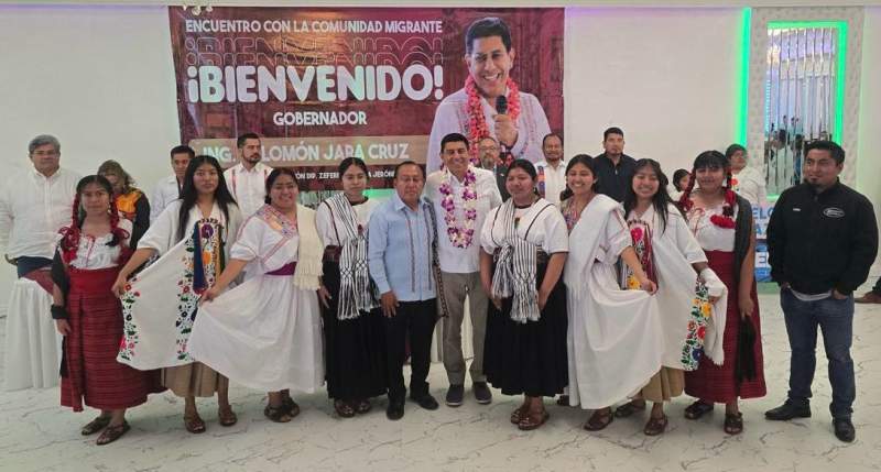 Refrenda Gobierno de la Primavera Oaxaqueña cercanía a comunidad migrante en Estados Unidos