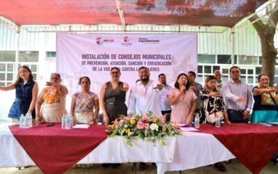 Gobierno juchiteco instala consejos para priorización de obras y para prevenir la violencia en contra de las mujeres