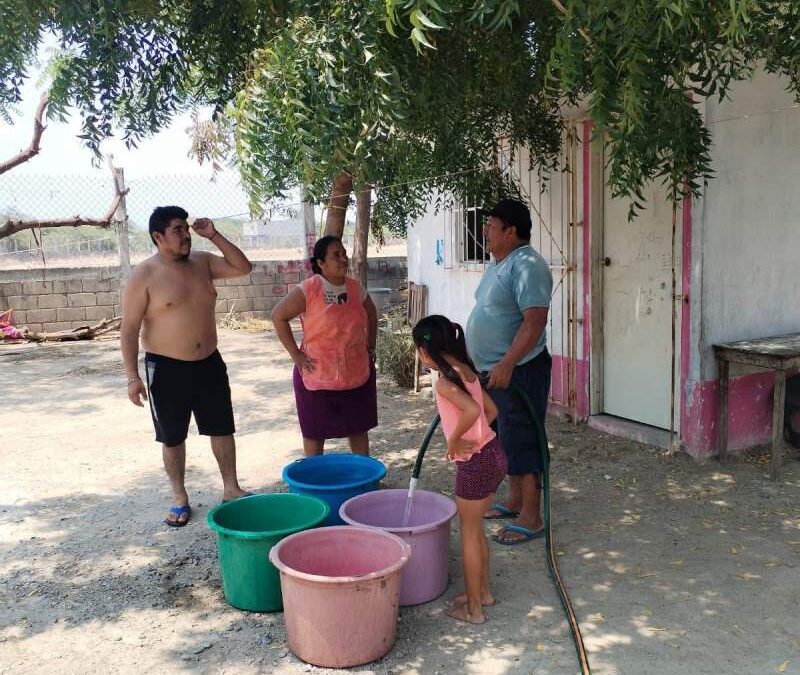 Ante desabasto, Gobierno Juchiteco asegura suministro de agua en Álvaro Obregón y adquiere nueva bomba