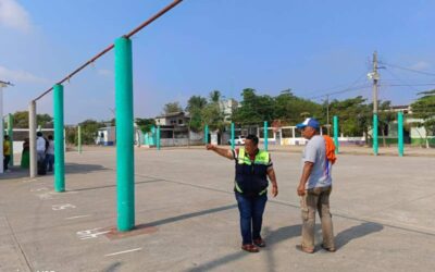 Atiende Gobierno Juchiteco necesidades de la Capilla de los Pescadores en la Séptima Sección