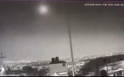 Confirman explosión de meteorito sobre el Valle de México sin impacto en tierra