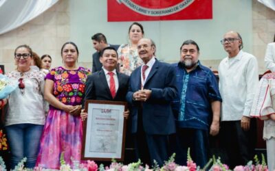 Entrega Congreso de Oaxaca la medalla “Álvaro Carrillo” al compositor Mario López Hernández