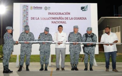 Inaugura Salomón Jara Cuartel de la Guardia Nacional en Juchitán de Zaragoza
