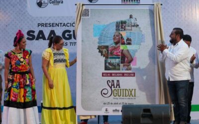 Juchitán anuncia el inicio de sus fiestas titulares con la presentación del cartel ‘Saa Guidxi 2025’