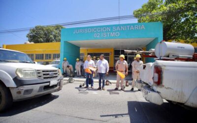 Jurisdicción Sanitaria y Gobierno Juchiteco inician jornada de fumigación contra el dengue