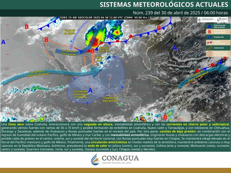 Se prevén temperaturas extremas con mayor énfasis en diversas regiones de Oaxaca