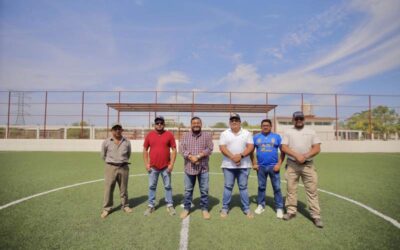 Más espacios son rehabilitados para impulsar el deporte y la convivencia social: Miguel Quetu