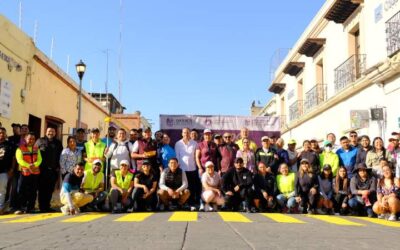 Tequio vecinal revitaliza el Centro Histórico con la fuerza ciudadana