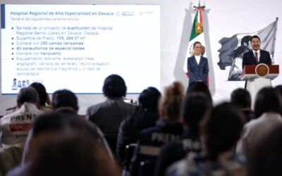 Anuncia Martí Batres construcción de nuevo Hospital Regional de Alta Especialidad del ISSSTE en Oaxaca