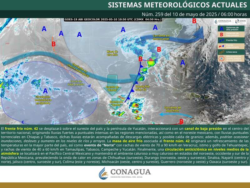 Continuarán lluvias de intensidad variable en diferentes puntos de Oaxaca