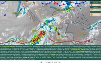 Continuarán lluvias en gran parte Oaxaca durante este jueves