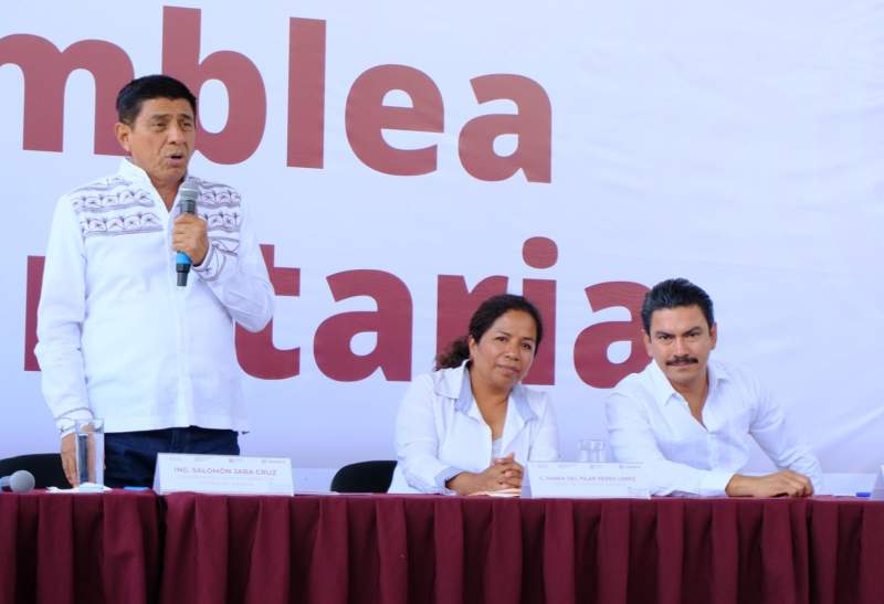 Encabezan Ray Chagoya y Salomón Jara Cruz recorrido por agencias municipales para anunciar inversión histórica