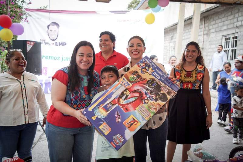 #EquipoEMP llena de color y alegría con el festival del Día del Niño en la Quinta Sección