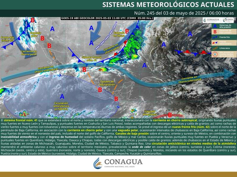 Este sábado se prevén temperaturas calurosas a muy calurosas en diversas regiones de Oaxaca