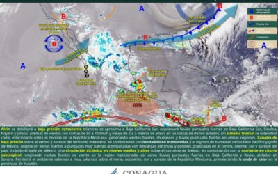 Inestabilidad atmosférica continuará afectando gran parte del estado este sábado