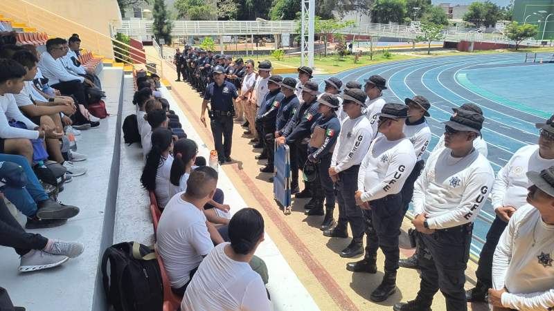 Inician evaluaciones para aspirantes a ingresar a la Policía de Oaxaca de Juárez