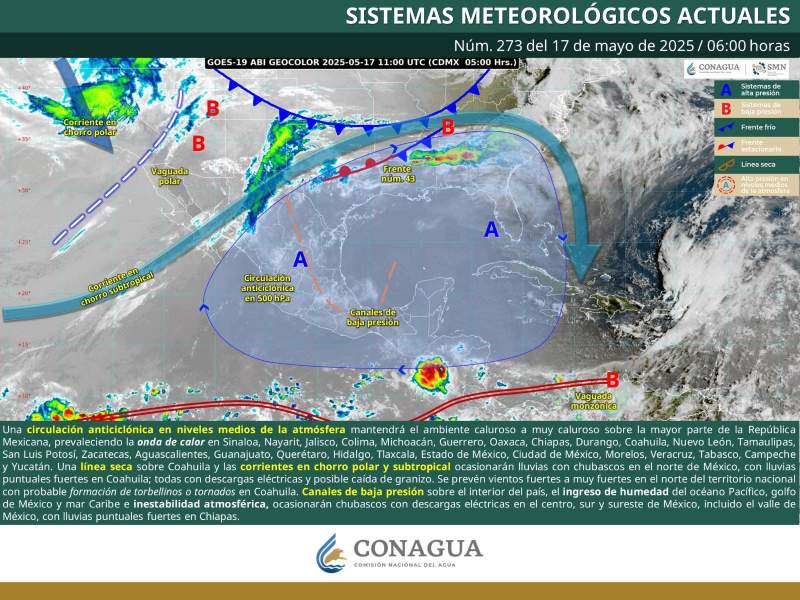 Persistirá ola de calor en Oaxaca durante este sábado