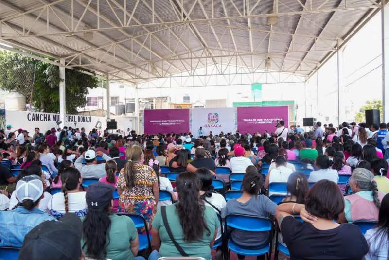 Ray Chagoya fortalece el trabajo territorial en Santa Rosa, Pueblo Nuevo, Donají y Dolores