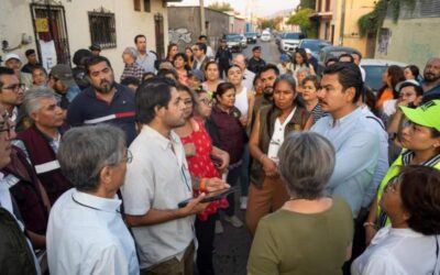 Ray Chagoya visita el barrio de La Noria, olvidado por más de 40 años por administraciones anteriores