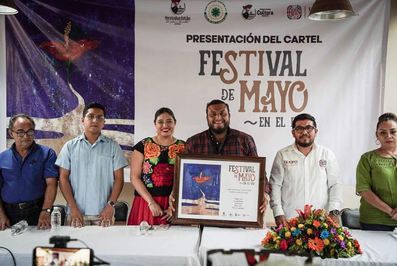 Presenta Miguel Sánchez Altamirano cartel oficial del «Festival de Mayo en el río 2025»