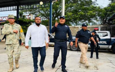 Consolidan gobiernos federal, estatal y municipal coordinación para garantizar la tranquilidad en Juchitán