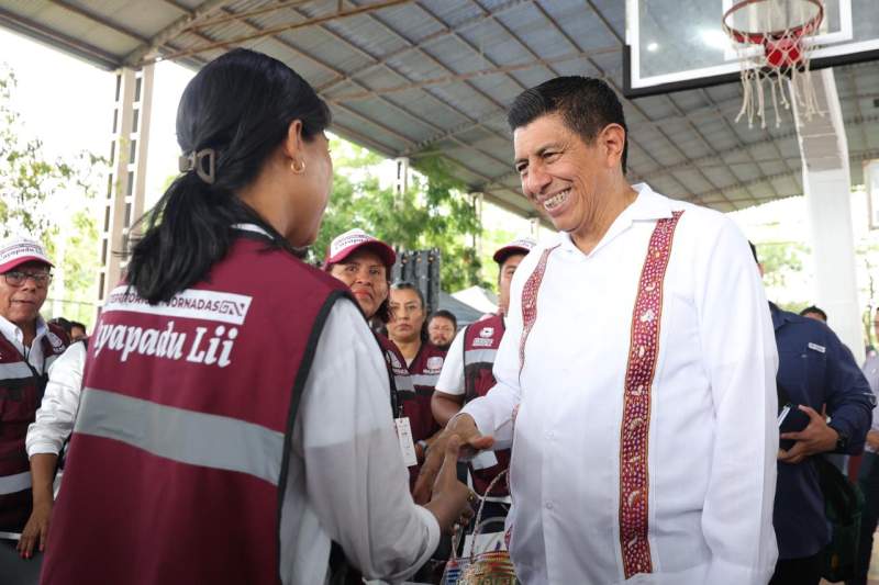 Construye Salomón Jara lazos de cooperación con el pueblo para bienestar de la Costa con Cayapadu Lii