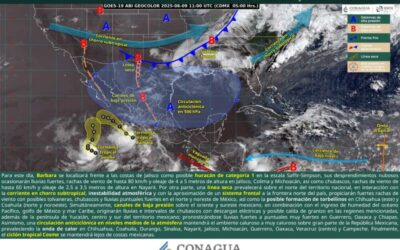 Continuarán lluvias de intensidad variable en la mayor parte de Oaxaca