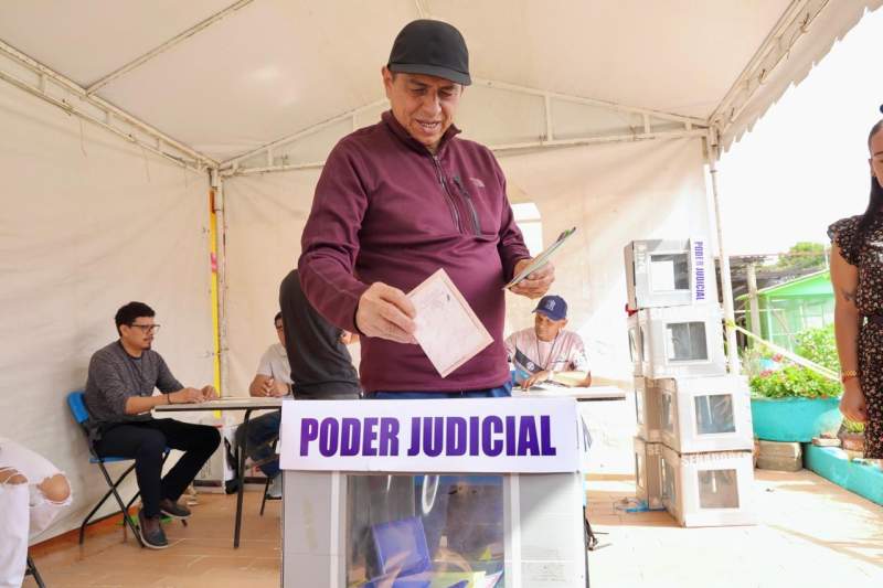 Destaca Salomón Jara alta participación ciudadana al arranque de la elección del Poder Judicial