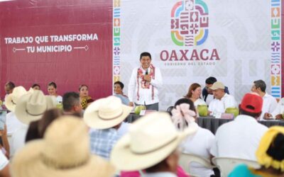 Destina Gobernador de Oaxaca 10 mdp para la pavimentación de Santo Domingo Armenta