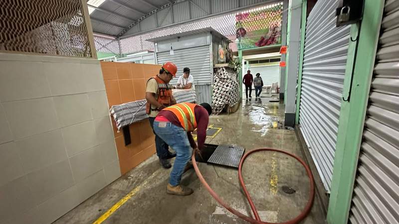 Municipio de Oaxaca de Juárez restablece más de 9 mil metros de drenaje en colonias y agencias de la capital