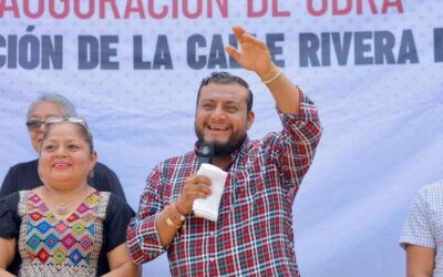 Nueva calle pavimentada mejora la movilidad, agiliza el tránsito y facilita el acceso al crucero de Juchitán