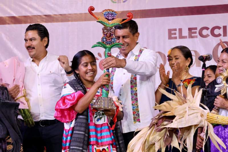 ¡Patricia Casiano Zaragoza, de Huautla de Jiménez, la Diosa Centéotl 2025!